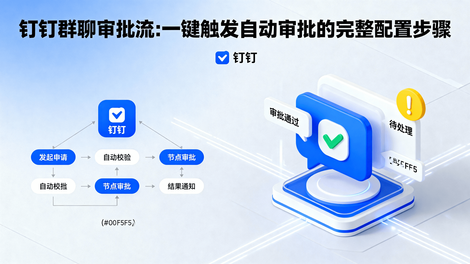 钉钉群聊审批流：一键触发自动审批的完整配置步骤